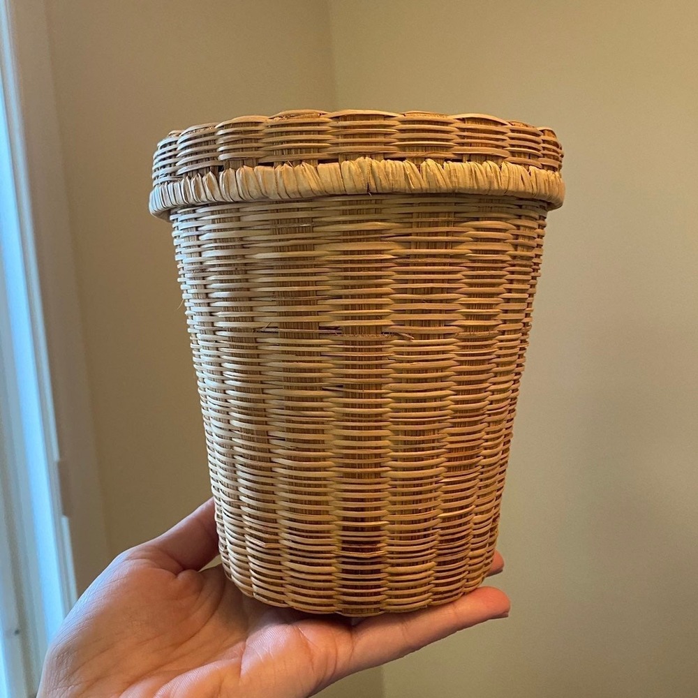 Rattan Basket with Lid